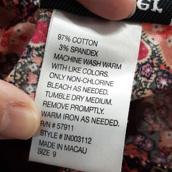 WRAPPER Pink Purple and Black Ruffle Bottom Skirt - Picture 8 of 9